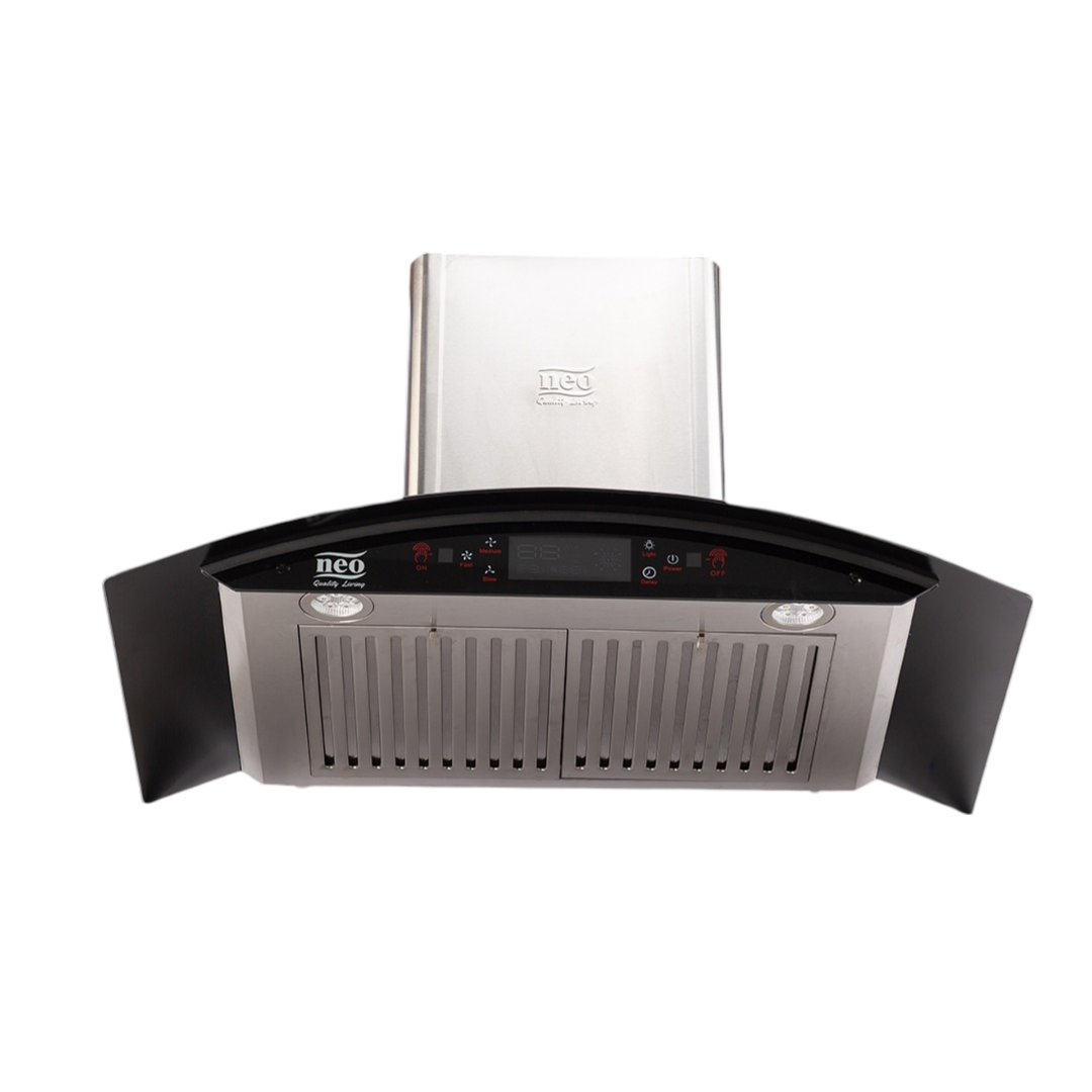 Glass Hood Baffle Touch chimney