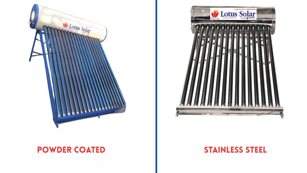 Ceramic solar water heaters