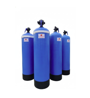 Water treatment plant facility with filtration tanks